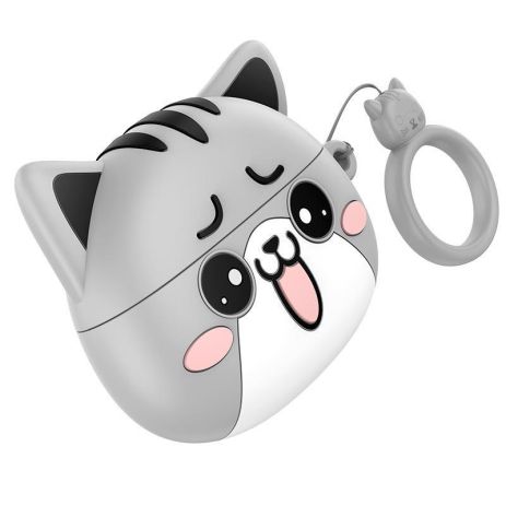 Наушники HOCO EW48 TWS |BT5.3, 30/300mAh, 4h| grey misty cat